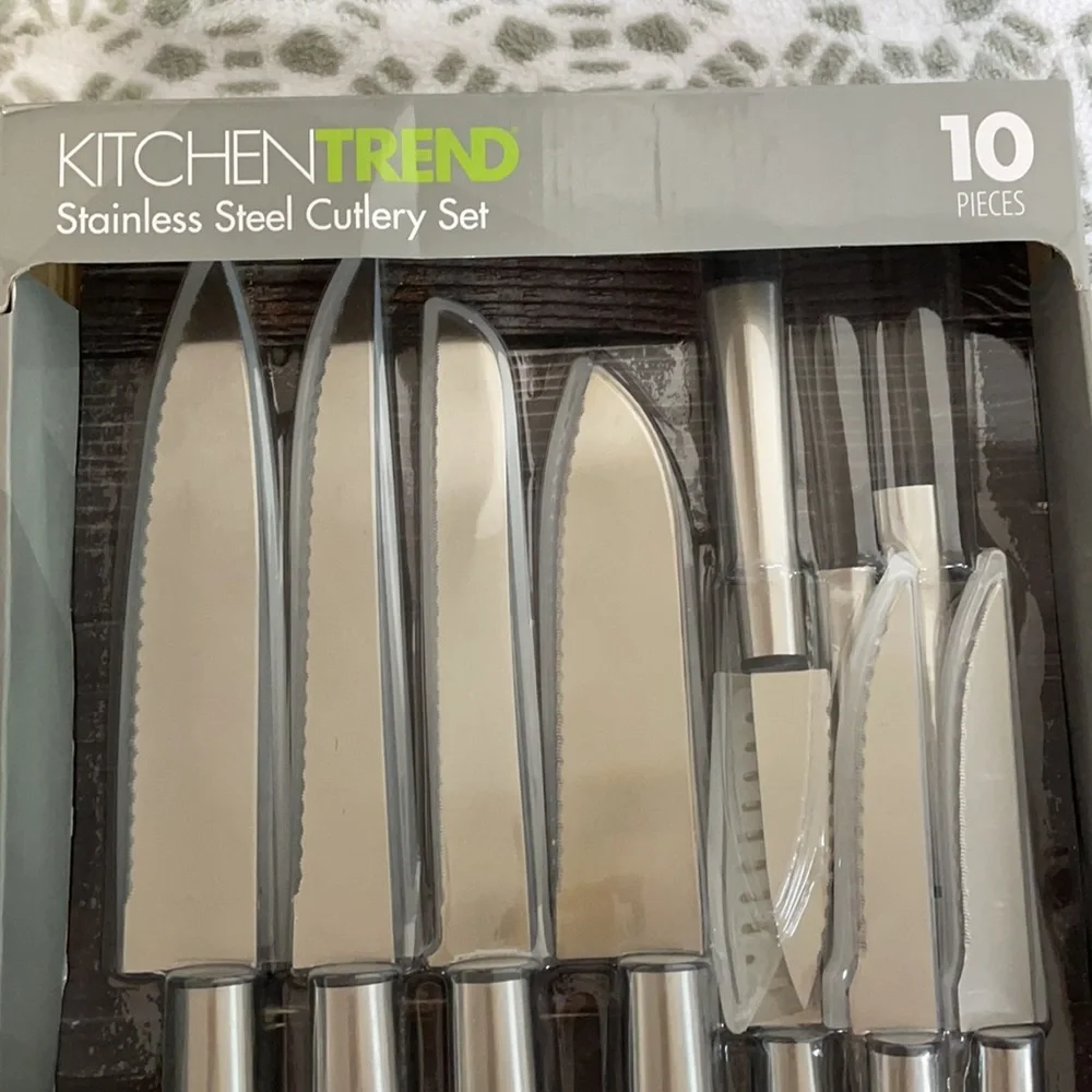 BN 10 pcs Kitchentrend stainless steel cutlery set with 7 different types